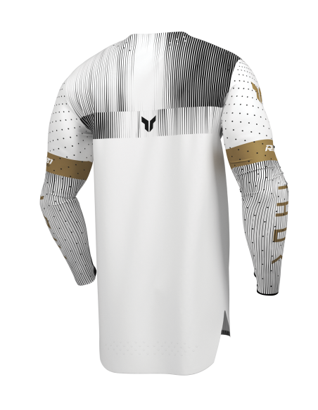 Maillot cross Thor 2027 Sportmode Vanish - Blanc Noir