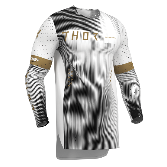 Maillot cross Thor 2027 Sportmode Vanish - Blanc Noir
