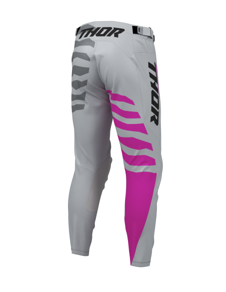 Pantalon cross Thor 2027 Launchmode Shredder - Gris Rose Fuchsia
