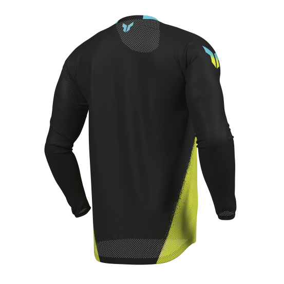 Maillot cross Thor 2027 Launchmode Air Darkside - Noir Jaune Acid