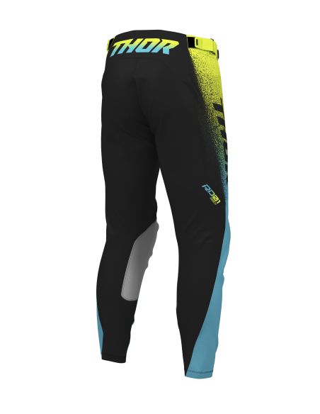 Pantalon cross Thor 2027 Launchmode Air Darkside - Noir Jaune Acid