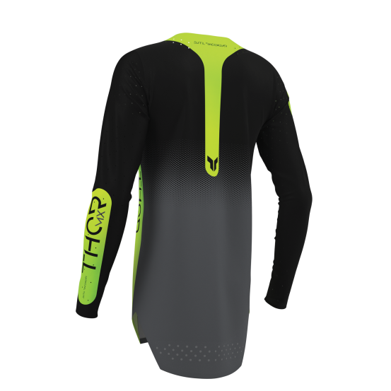 Maillot cross femme Thor 2027 Sportmode Merge - Gris Charcoal Noir