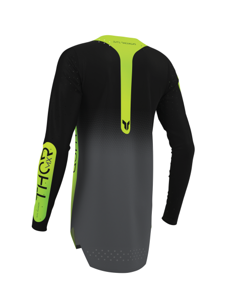 Maillot cross femme Thor 2027 Sportmode Merge - Gris Charcoal Noir