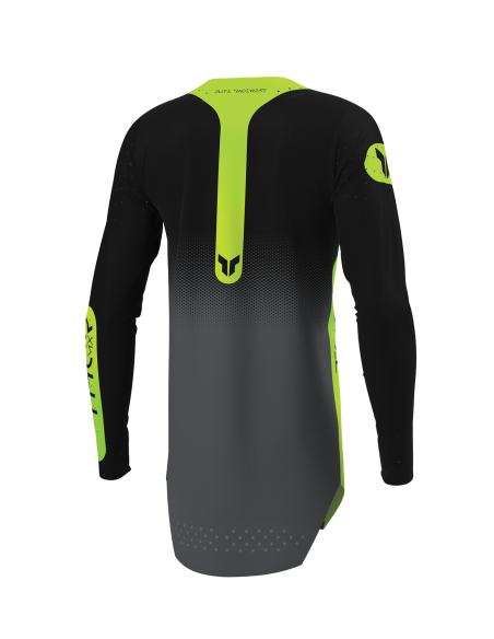 Maillot cross femme Thor 2027 Sportmode Merge - Gris Charcoal Noir