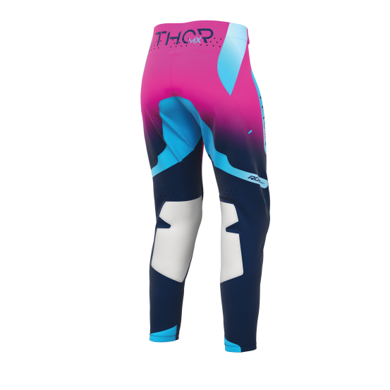 Pantalon cross femme Thor 2027 Sportmode Merge - Bleu Rose Fuchsia