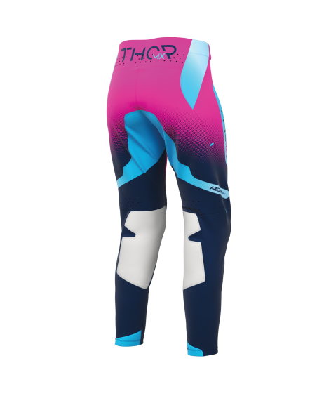 Pantalon cross femme Thor 2027 Sportmode Merge - Bleu Rose Fuchsia