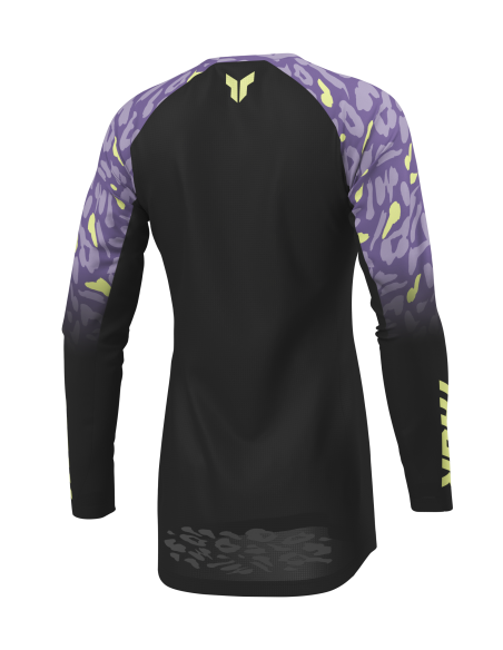 Maillot cross femme Thor 2027 Launchmode Spotted - Noir Violet