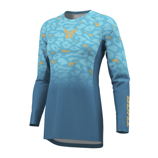 Maillot cross femme Thor 2027 Launchmode Spotted - Vert Starlight