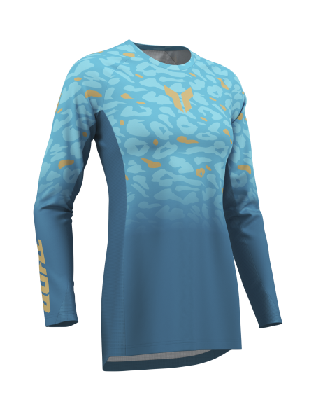 Maillot cross femme Thor 2027 Launchmode Spotted - Vert Starlight