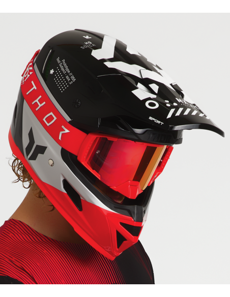 Tenue cross Thor 2027 Sportmode Vanish - Noir Rouge