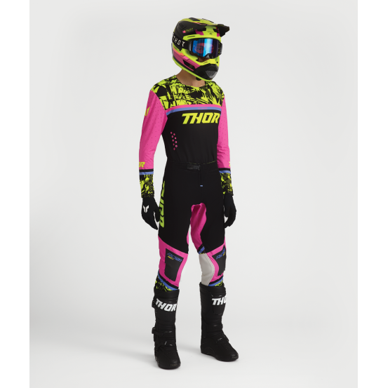Tenue cross Thor 2027 Sportmode Punkd - Noir Rose Fuchsia