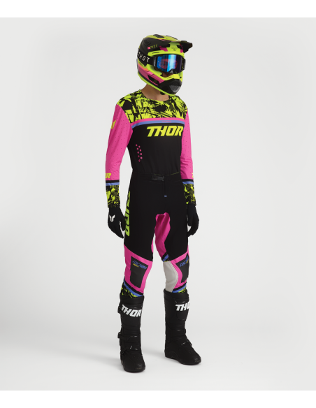 Tenue cross Thor 2027 Sportmode Punkd - Noir Rose Fuchsia