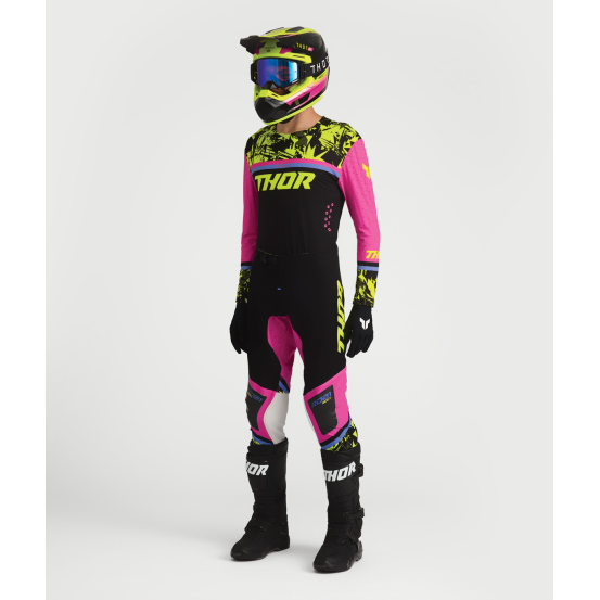 Tenue cross Thor 2027 Sportmode Punkd - Noir Rose Fuchsia