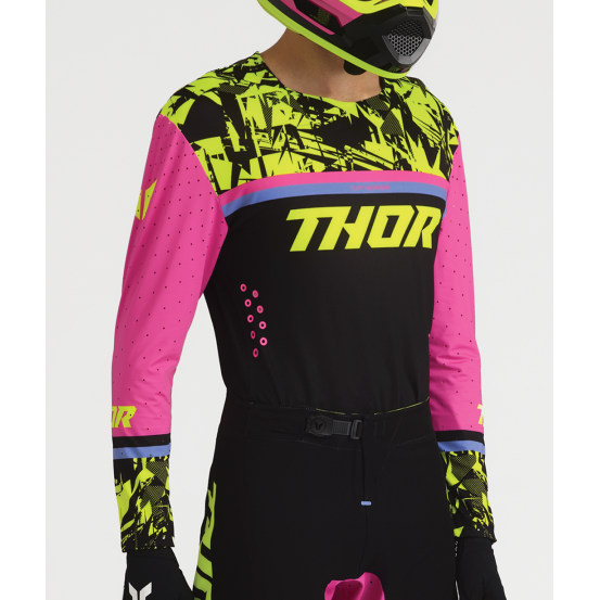 Tenue cross Thor 2027 Sportmode Punkd - Noir Rose Fuchsia