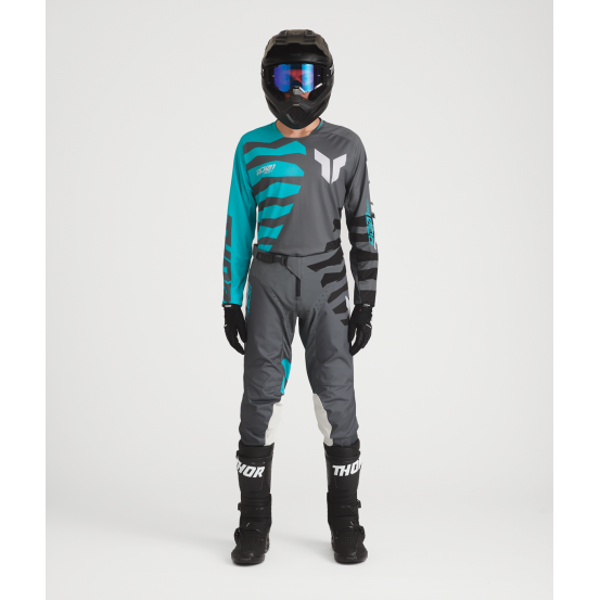 Tenue cross Thor 2027 Launchmode Shredder - Gris Charcoal Aqua