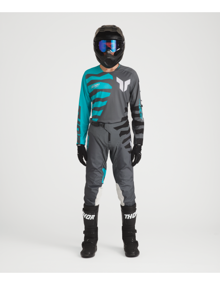 Tenue cross Thor 2027 Launchmode Shredder - Gris Charcoal Aqua