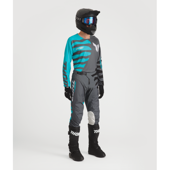 Tenue cross Thor 2027 Launchmode Shredder - Gris Charcoal Aqua