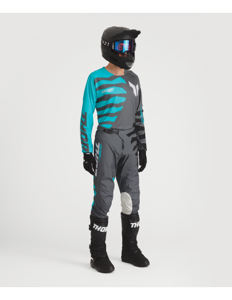 Tenue cross Thor 2027 Launchmode Shredder - Gris Charcoal Aqua