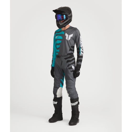 Tenue cross Thor 2027 Launchmode Shredder - Gris Charcoal Aqua