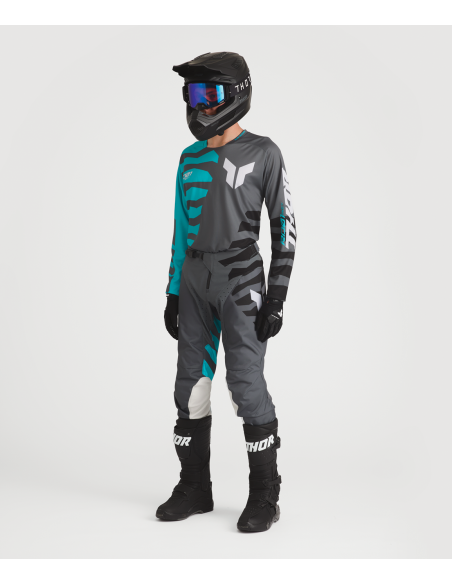 Tenue cross Thor 2027 Launchmode Shredder - Gris Charcoal Aqua