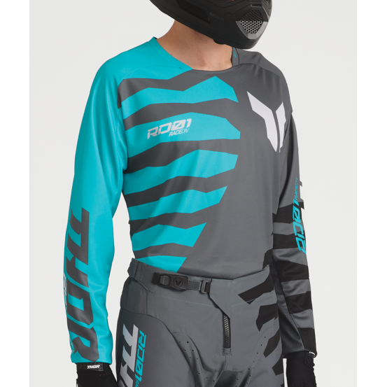 Tenue cross Thor 2027 Launchmode Shredder - Gris Charcoal Aqua