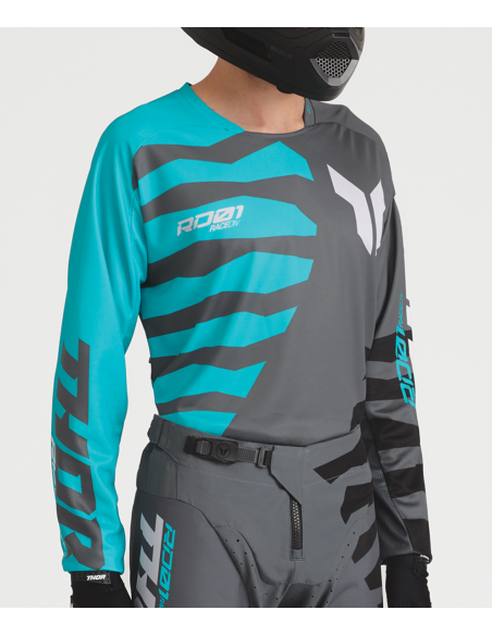 Tenue cross Thor 2027 Launchmode Shredder - Gris Charcoal Aqua