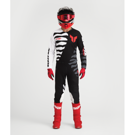 Tenue cross Thor 2027 Launchmode Shredder - Noir Blanc