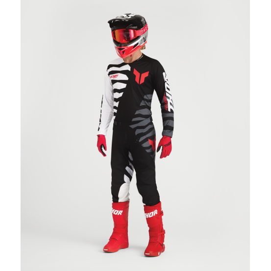 Tenue cross Thor 2027 Launchmode Shredder - Noir Blanc