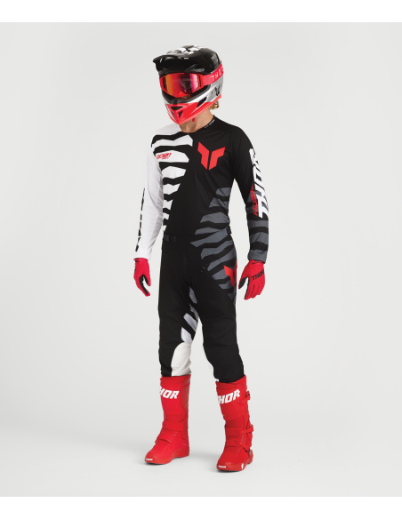 Tenue cross Thor 2027 Launchmode Shredder - Noir Blanc
