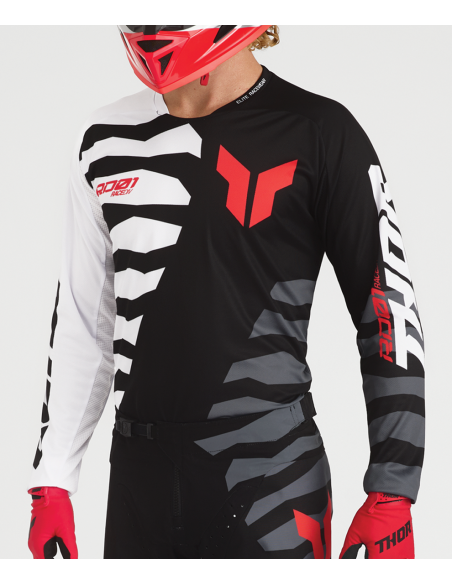 Tenue cross Thor 2027 Launchmode Shredder - Noir Blanc