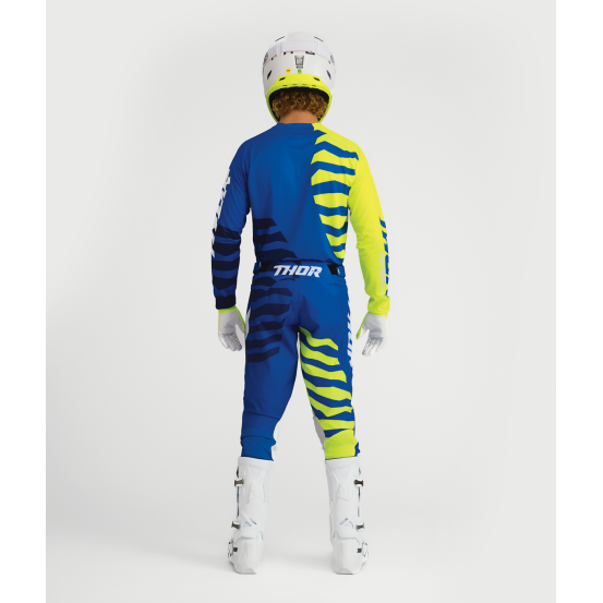 Tenue cross Thor 2027 Launchmode Shredder - Bleu Jaune Acid