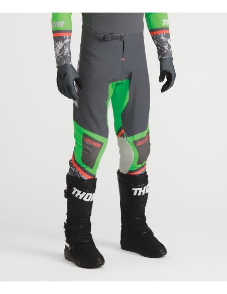 Tenue cross Thor 2027 Sportmode Punkd - Gris Charcoal Vert