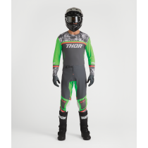 Tenue cross Thor 2027 Sportmode Punkd - Gris Charcoal Vert