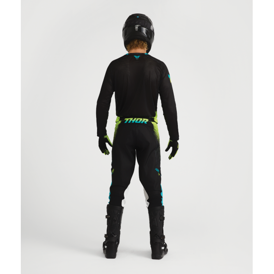 Tenue cross Thor 2027 Launchmode Air Darkside - Noir Jaune Acid