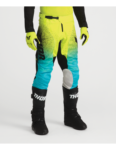 Tenue cross Thor 2027 Launchmode Air Darkside - Noir Jaune Acid