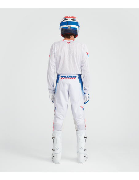 Tenue cross Thor 2027 Launchmode Air Darkside - Blanc Bleu