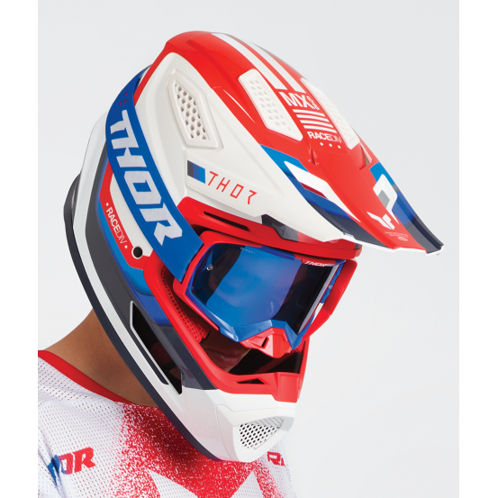 Tenue cross Thor 2027 Launchmode Air Darkside - Blanc Bleu