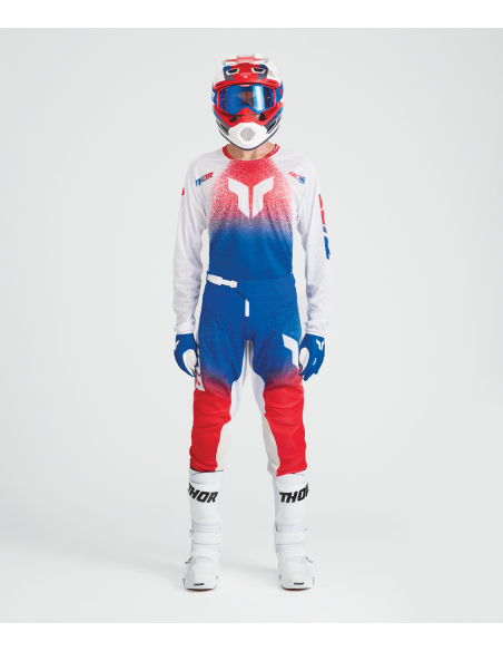 Tenue cross Thor 2027 Launchmode Air Darkside - Blanc Bleu