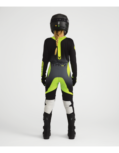 Tenue cross femme Thor 2027 Sportmode Merge - Gris Charcoal Noir