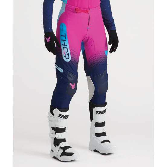 Tenue cross femme Thor 2027 Sportmode Merge - Bleu Rose Fuchsia