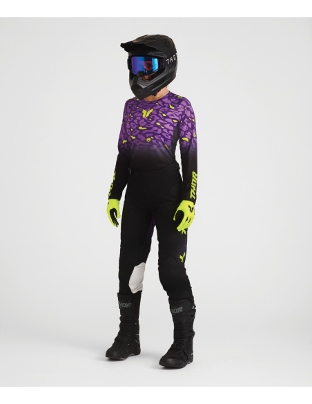 Tenue cross femme Thor 2027 Launchmode Spotted - Noir Violet