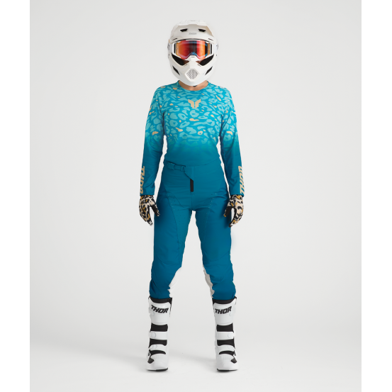 Tenue cross femme Thor 2027 Launchmode Spotted - Vert Starlight