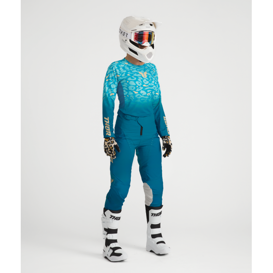 Tenue cross femme Thor 2027 Launchmode Spotted - Vert Starlight