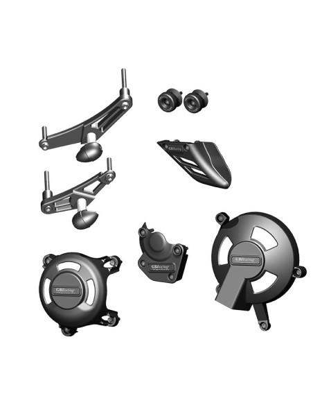Kit protections complet race GB RACING - TRIUMPH 675 DAYTONA 2006-2010 / 675 STREET TRIPLE 2007-2010