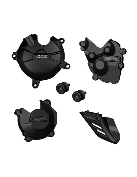 Kit protections complet GB RACING - KAWASAKI ZX-6 R 2007-2012