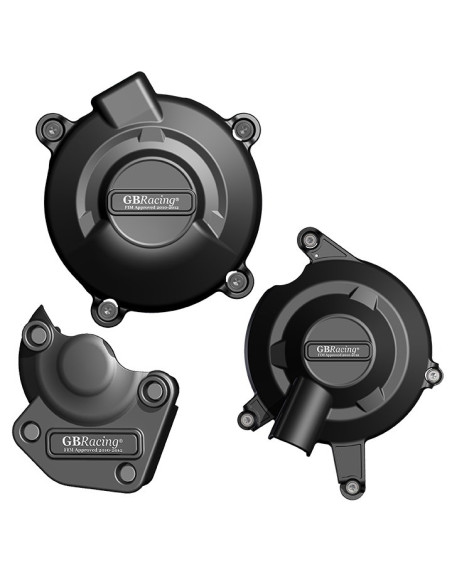 Kit protections de carter moteur GB RACING - TRIUMPH 675 DAYTONA - STREET TRIPLE 2011-2012 / 675 STREET TRIPLE R 2013-2016