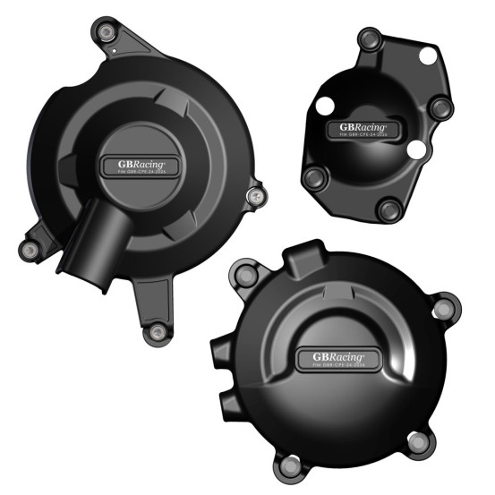 Kit protections de carter moteur GB RACING - TRIUMPH 675 DAYTONA 2013-2016 / 765 STREET TRIPLE R - S - RS 2017-2026
