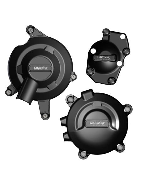 Kit protections de carter moteur GB RACING - TRIUMPH 675 DAYTONA 2013-2016 / 765 STREET TRIPLE R - S - RS 2017-2026