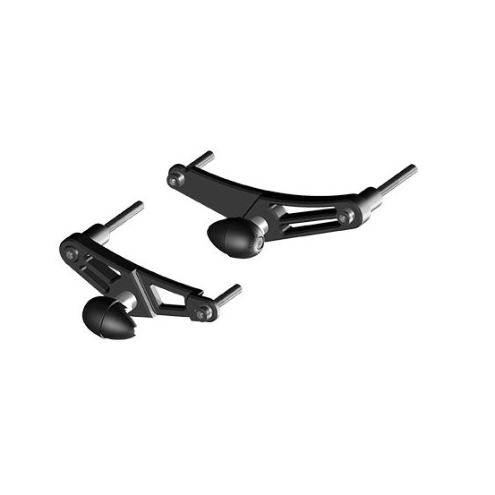 Kit tampons de protection race GB RACING - TRIUMPH 675 DAYTONA 2006-2012 / 675 STREET TRIPLE 2007-2012
