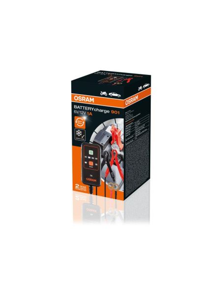 Chargeur de Batterie OSRAM - 6V/12V 1A